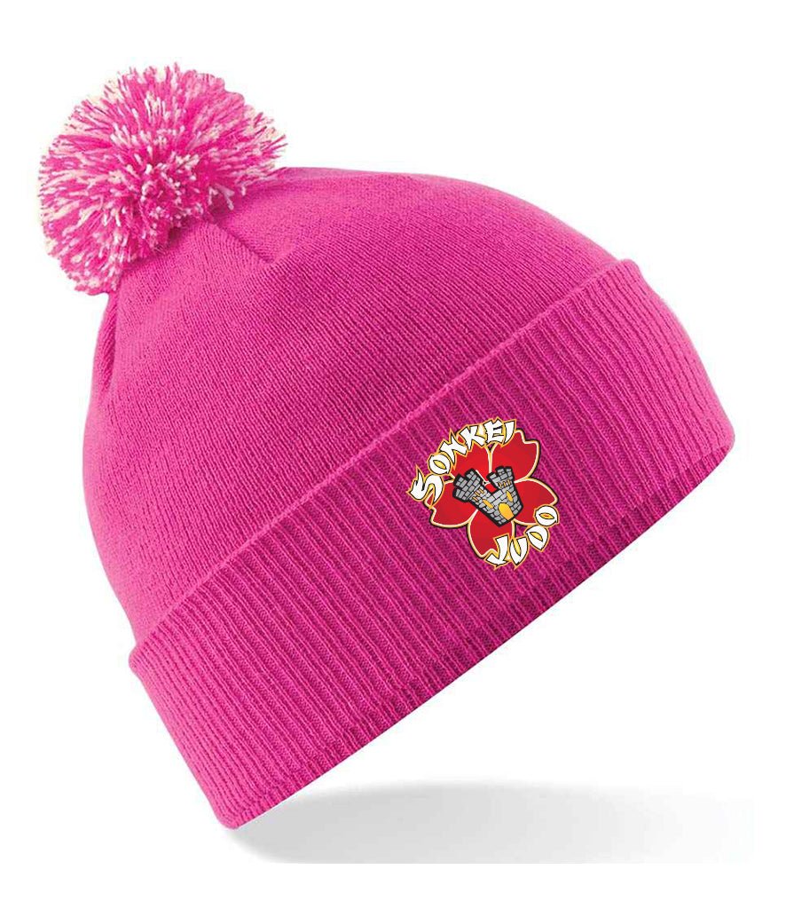 Sonkei Judo - Bobble Hat - Pink - Stash inc. - Stash Shop