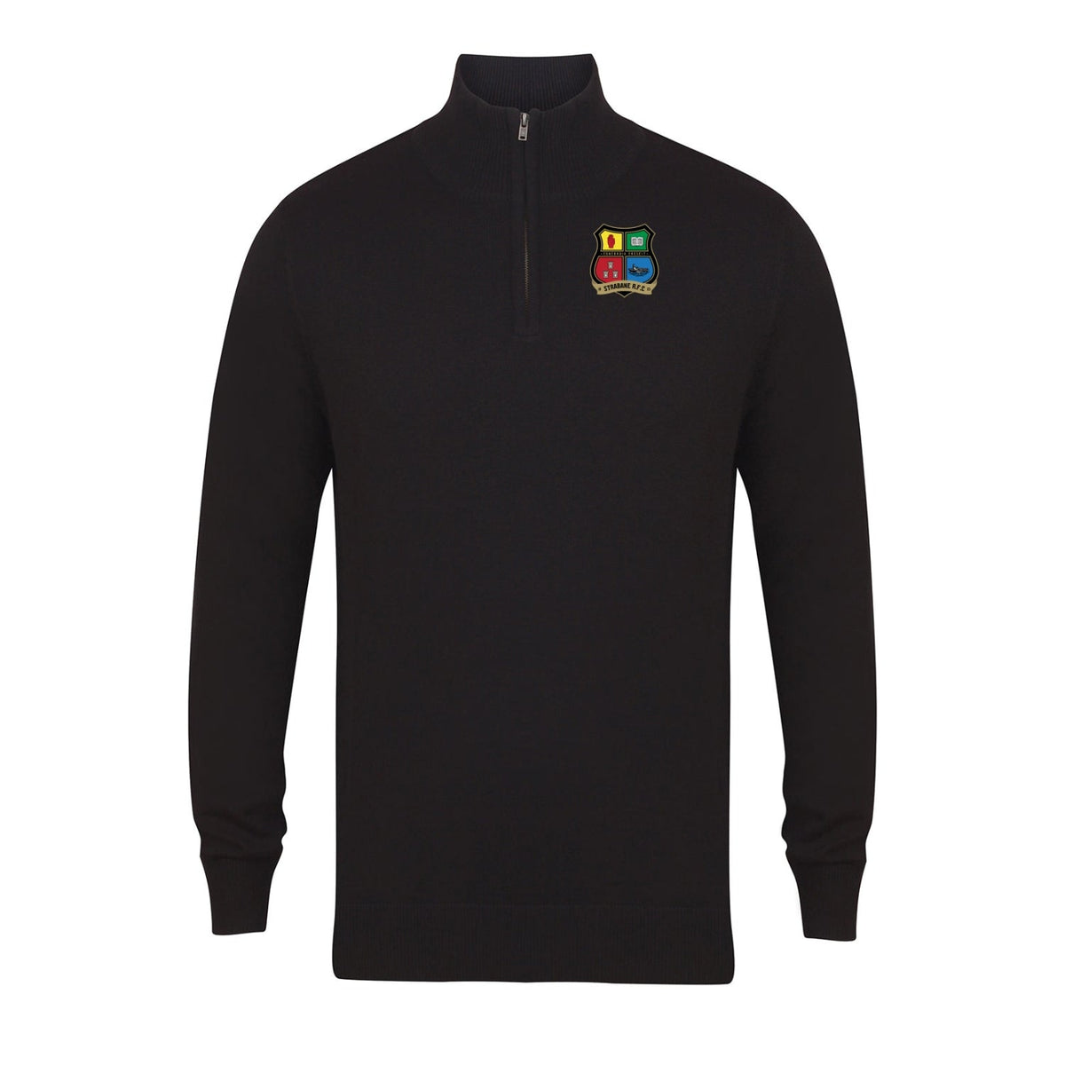 Strabane Rugby Club - 1/4 Zip Cotton Jumper - Stash Inc. - Stash Shop