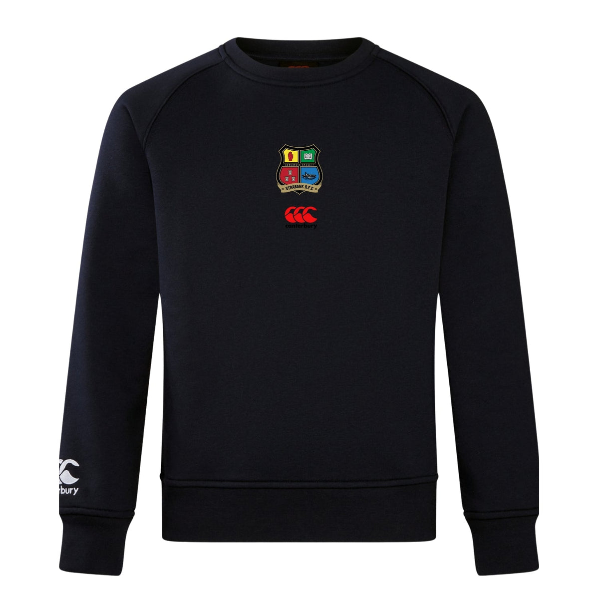 Strabane Rugby Club - Club Crewneck - Black - Canterbury - Stash Shop