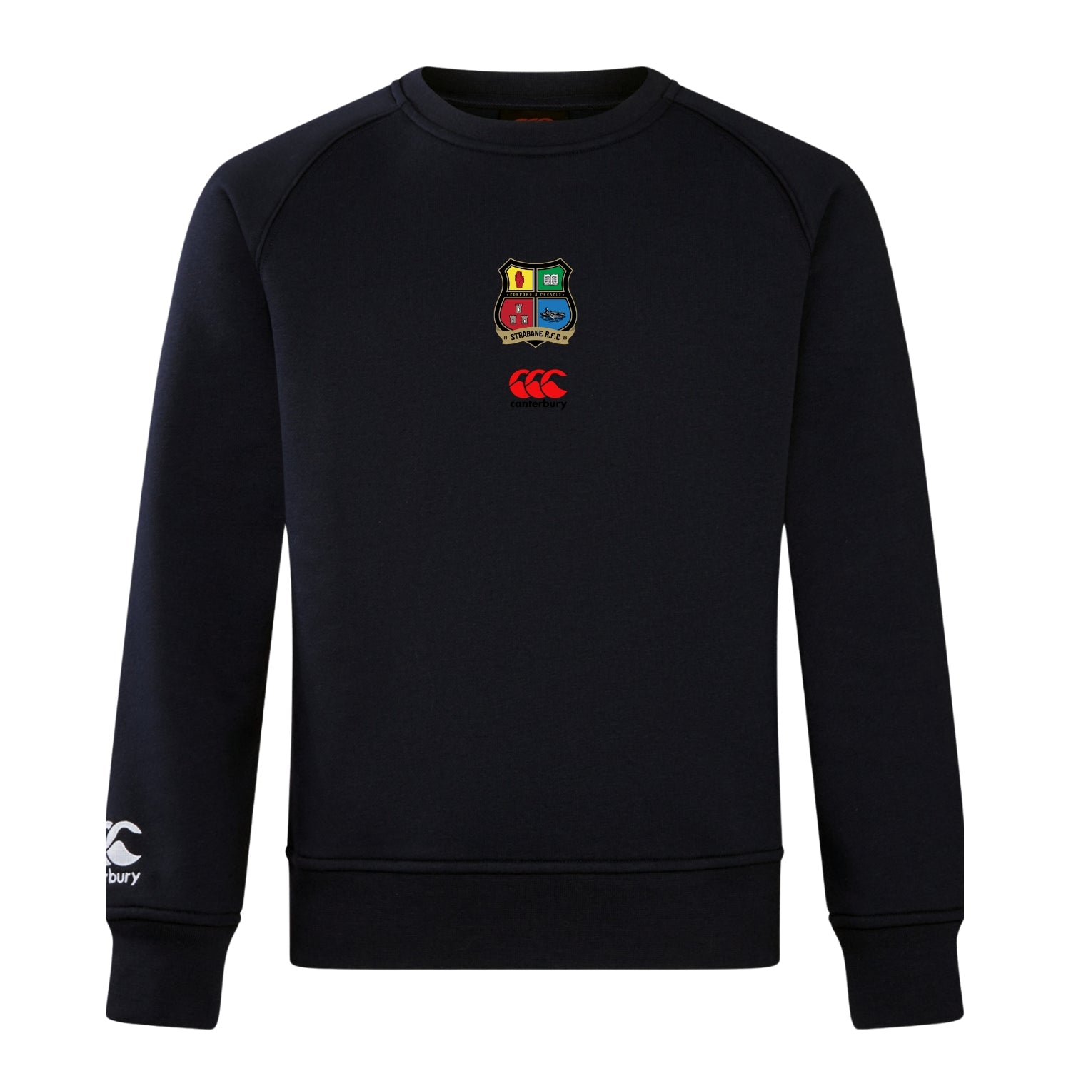 Strabane Rugby Club - Club Crewneck - Black - Canterbury - Stash Shop