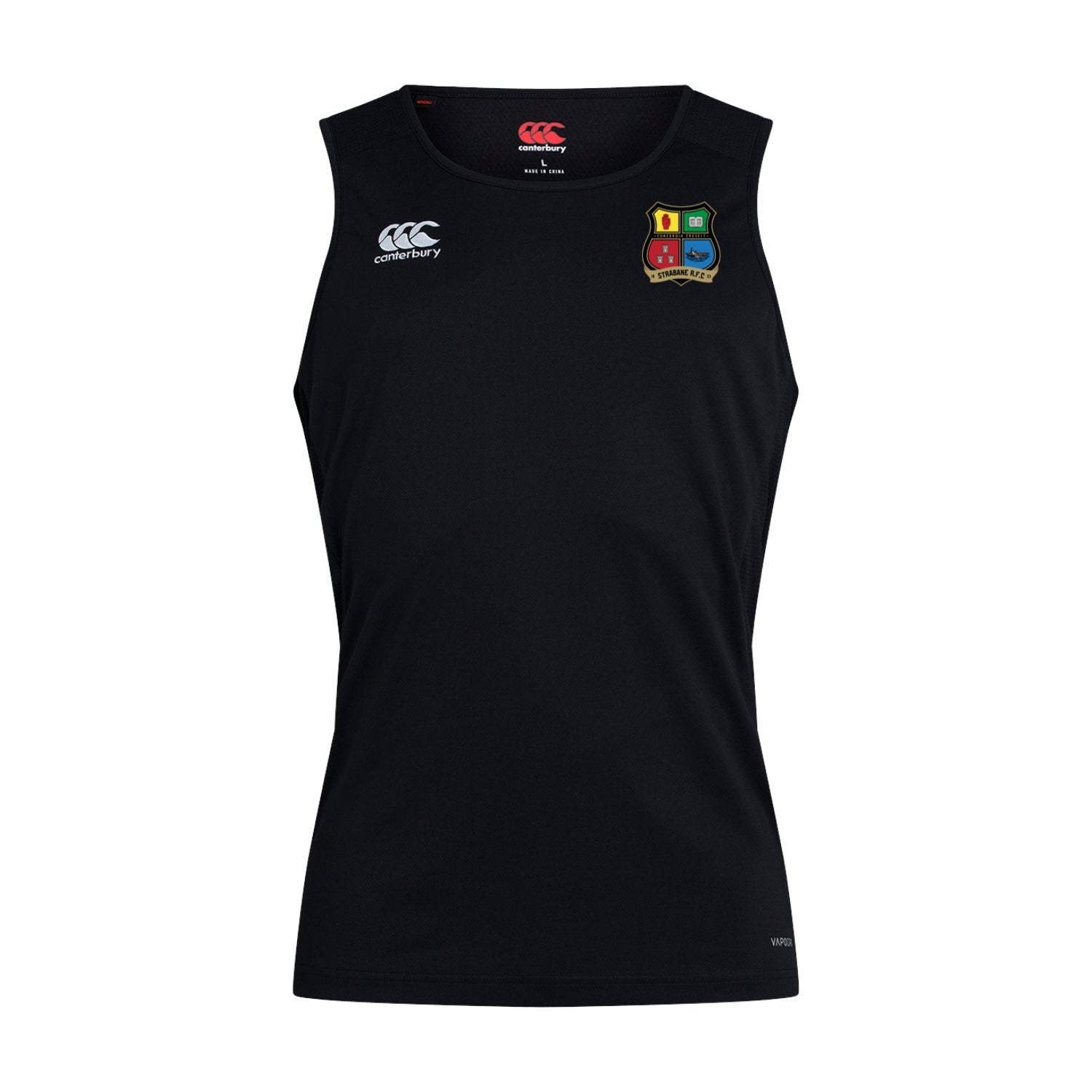 Strabane Rugby Club - Club Dry Singlet - Black - Canterbury - Stash Shop
