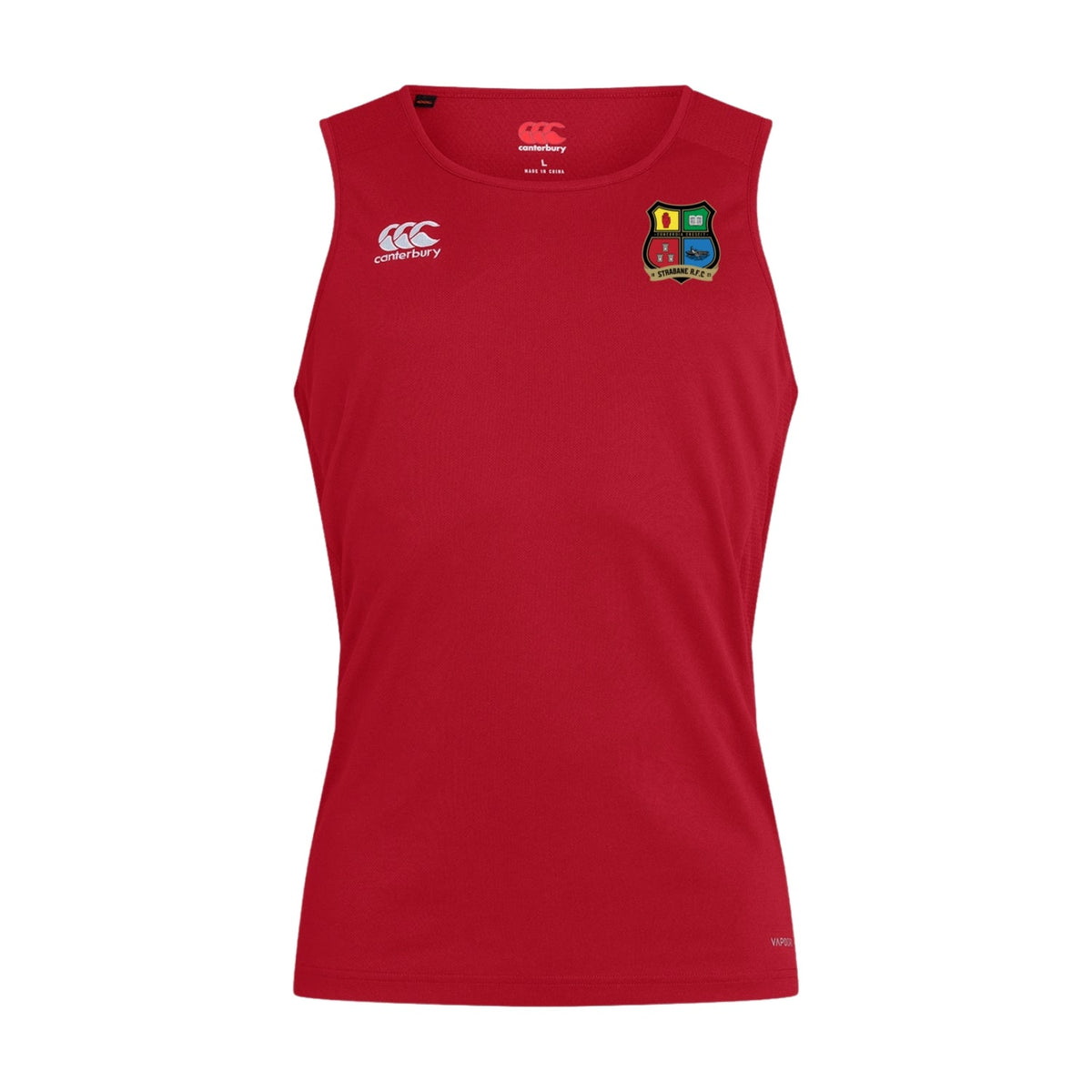 Strabane Rugby Club - Club Dry Singlet - Red - Canterbury - Stash Shop