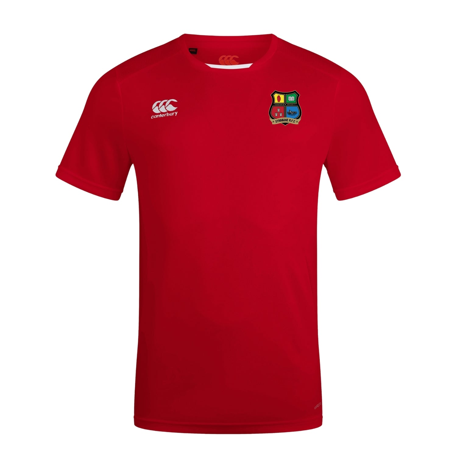 Strabane Rugby Club - Club Dry Tee - Red - Canterbury - Stash Shop