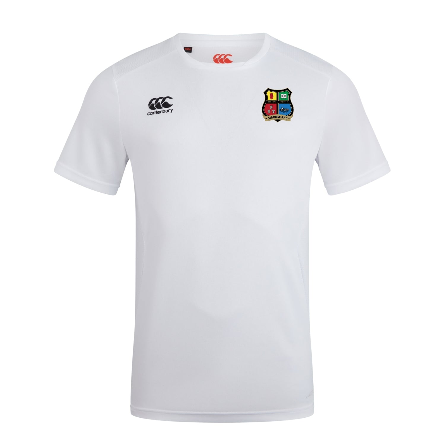 Strabane Rugby Club - Club Dry Tee - White - Canterbury - Stash Shop