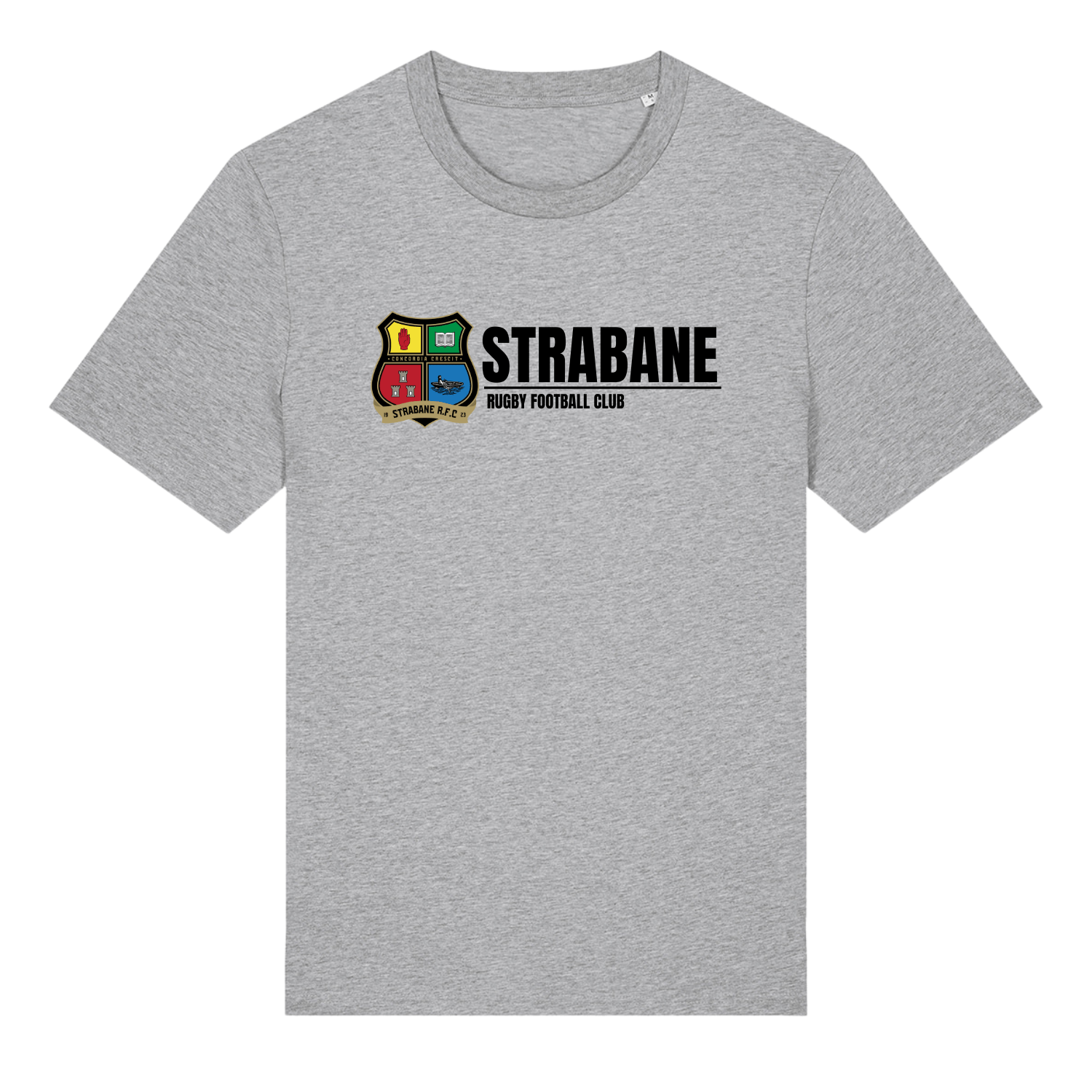 Strabane Rugby Club - Cotton Logo Tee - Grey - Stash Inc. - Stash Shop