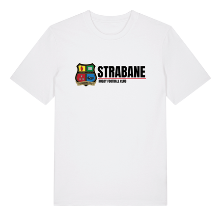 Strabane Rugby Club - Cotton Logo Tee - White - Stash Inc. - Stash Shop