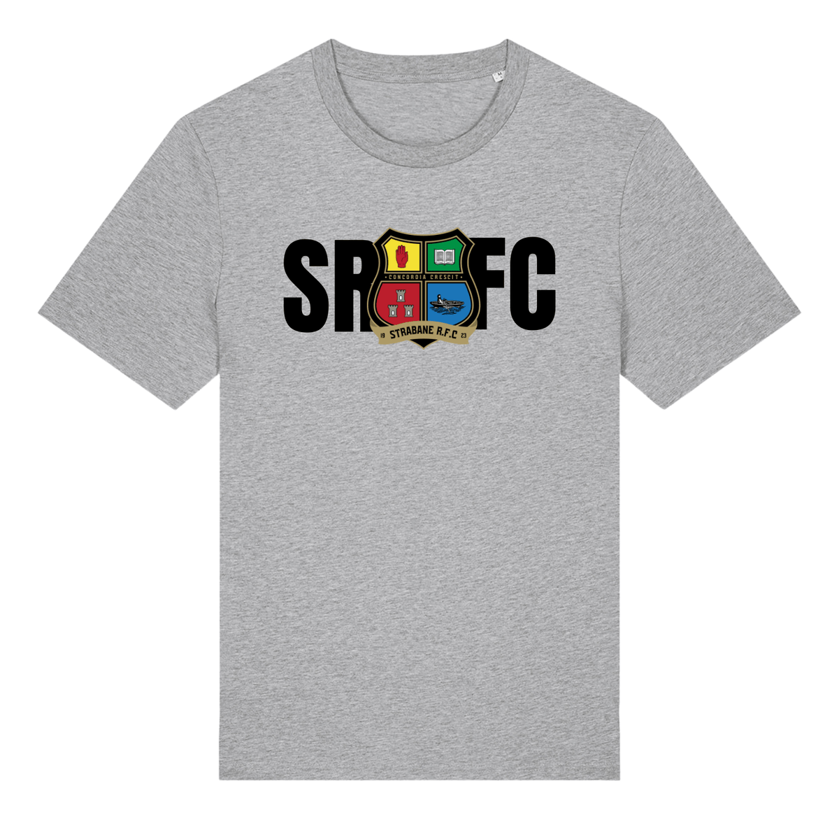 Strabane Rugby Club - Cotton SRFC Tee - Grey - Stash Inc. - Stash Shop