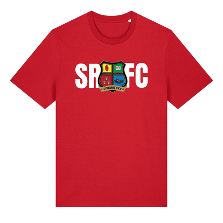Strabane Rugby Club - Cotton SRFC Tee - Red - Stash Inc. - Stash Shop