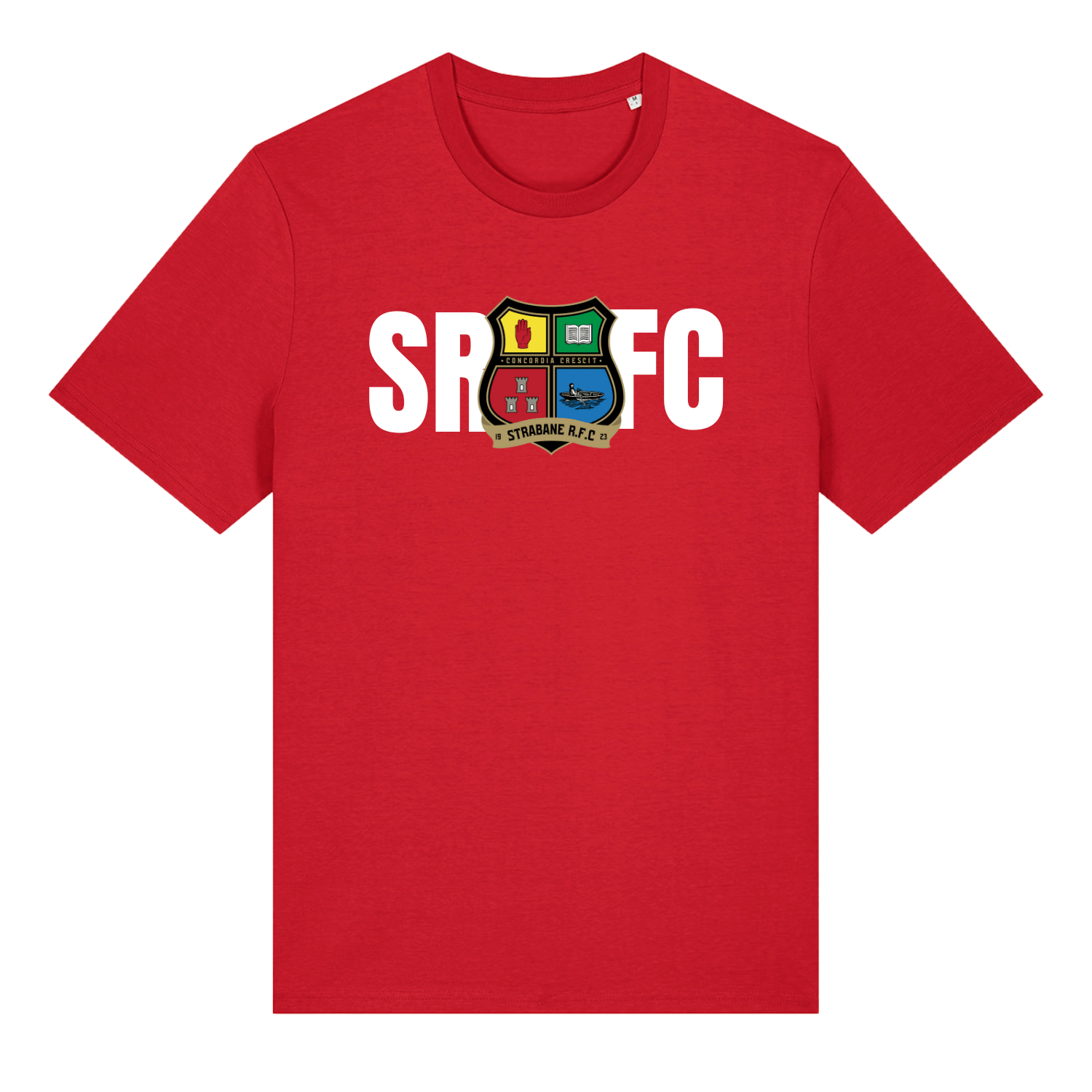 Strabane Rugby Club - Cotton SRFC Tee - Red - Stash Inc. - Stash Shop