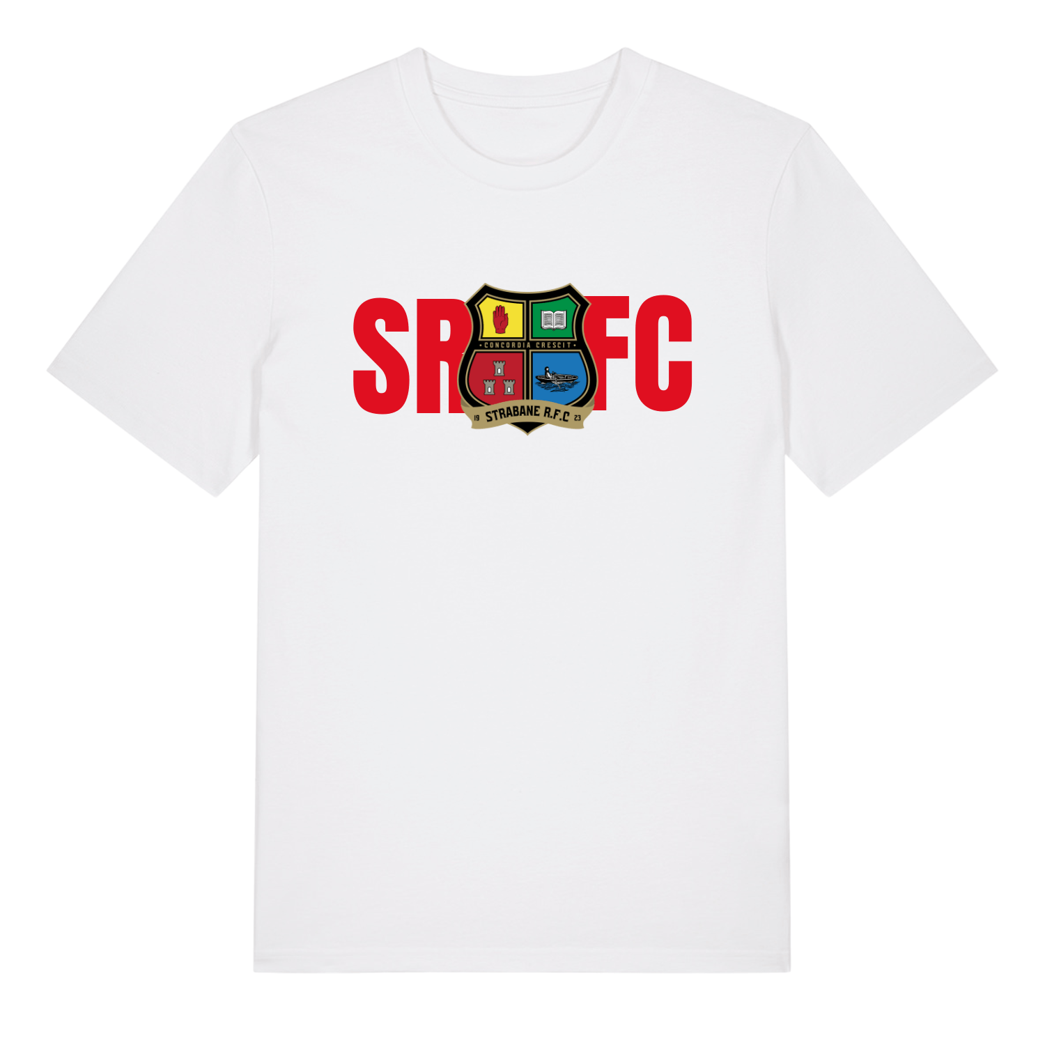 Strabane Rugby Club - Cotton SRFC Tee - White - Stash Inc. - Stash Shop