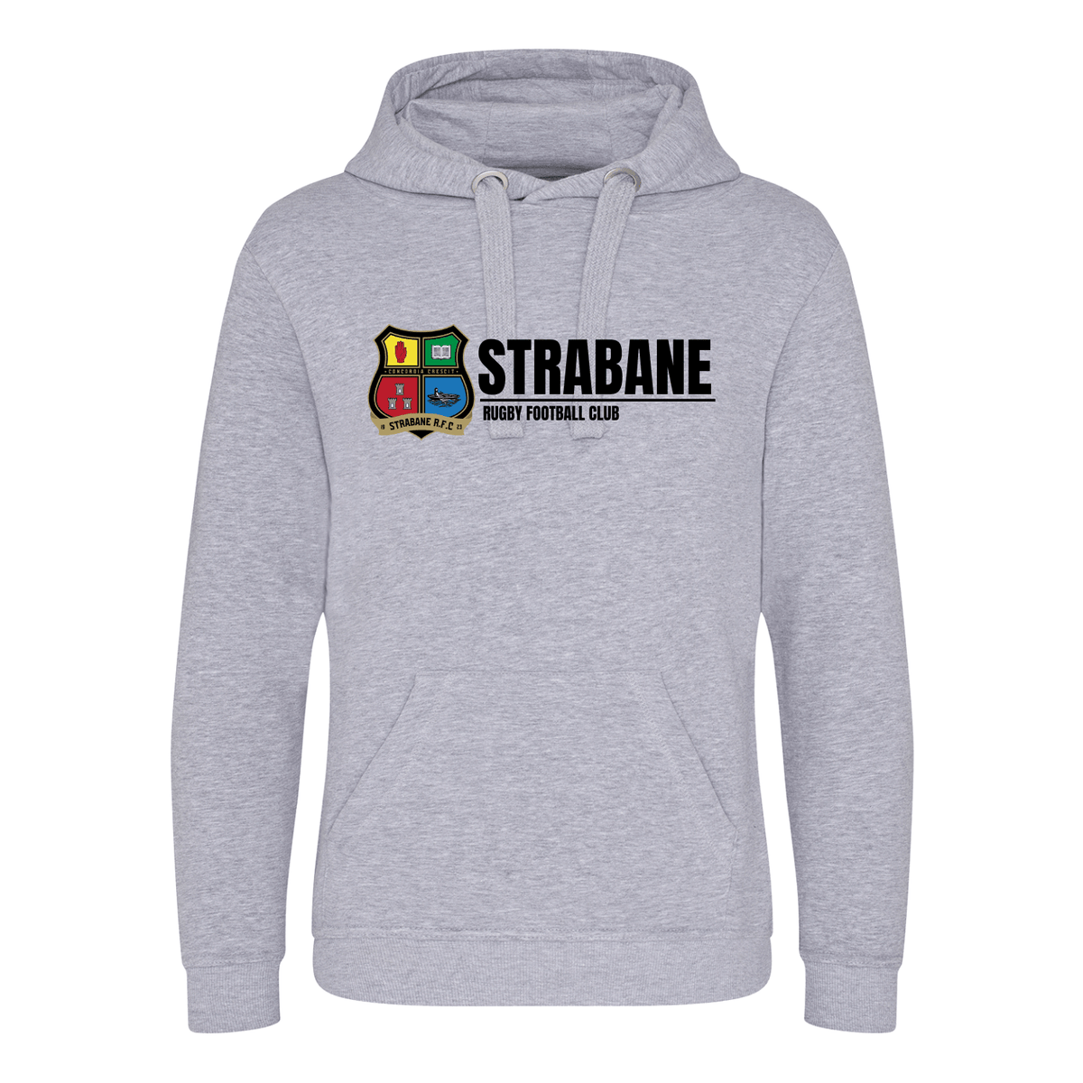 Strabane Rugby Club - Logo Hoody - Grey - Stash Inc. - Stash Shop