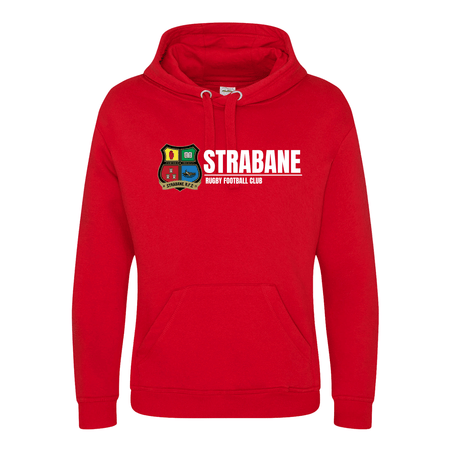 Strabane Rugby Club - Logo Hoody - Red - Stash Inc. - Stash Shop