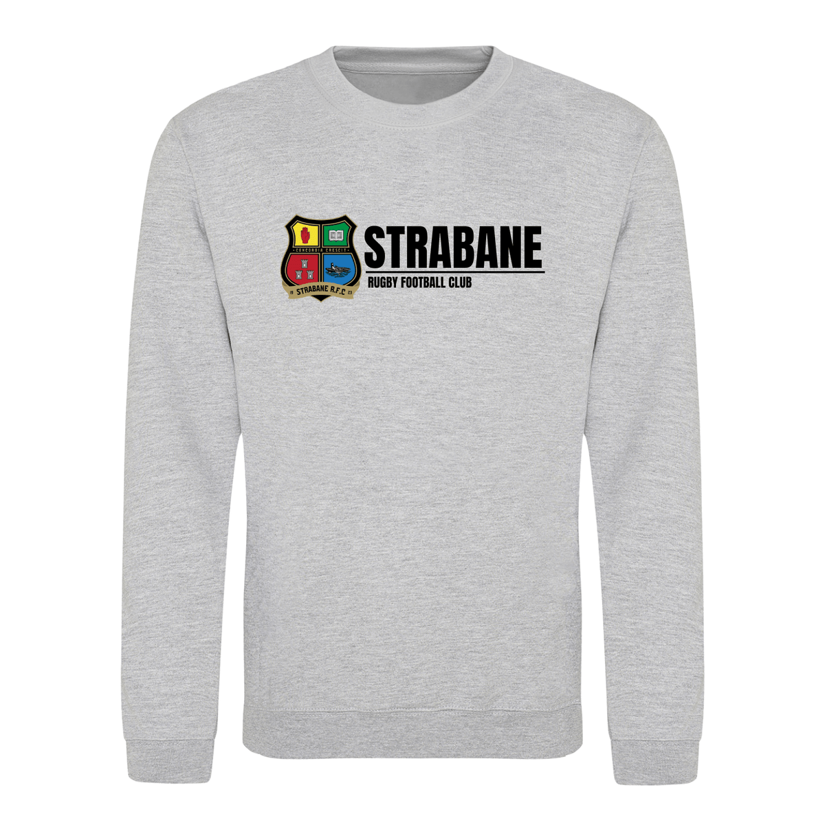 Strabane Rugby Club - Logo Sweatshirt - Grey - Stash Inc. - Stash Shop