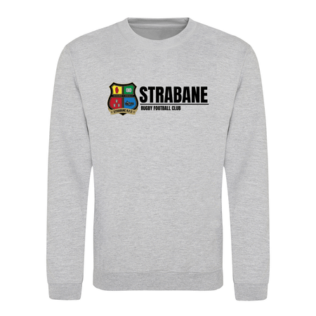 Strabane Rugby Club - Logo Sweatshirt - Grey - Stash Inc. - Stash Shop