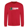 Strabane Rugby Club - Logo Sweatshirt - Red - Stash Inc. - Stash Shop