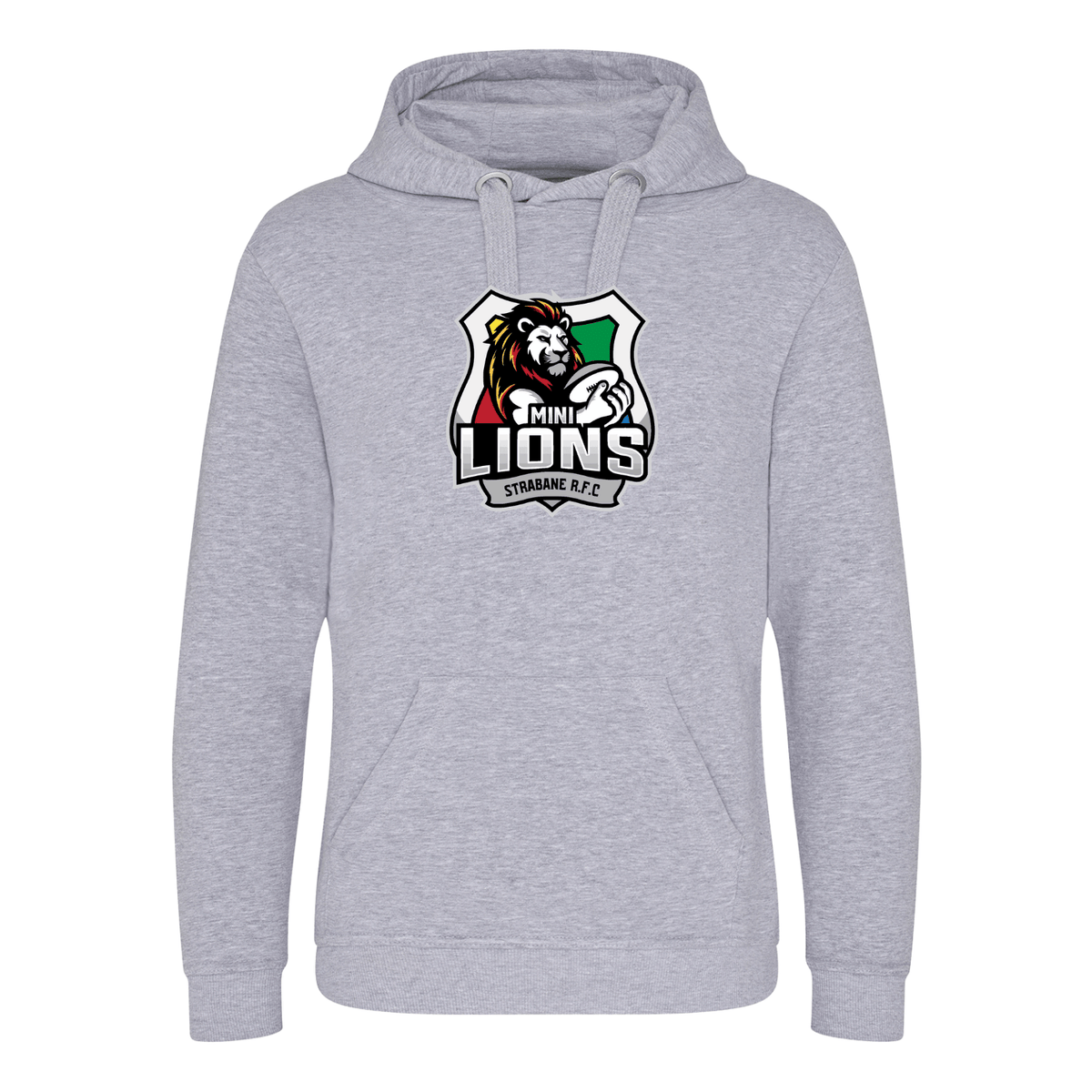 Strabane Rugby Club - Mini Lions Hoody - Grey - Stash Inc. - Stash Shop