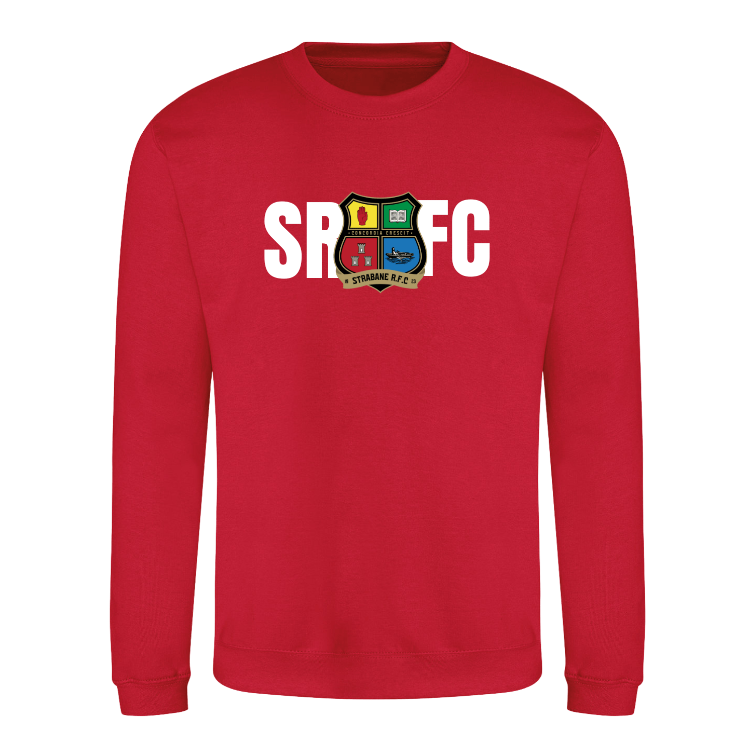 Strabane Rugby Club - SRFC Sweatshirt - Red - Stash Inc. - Stash Shop