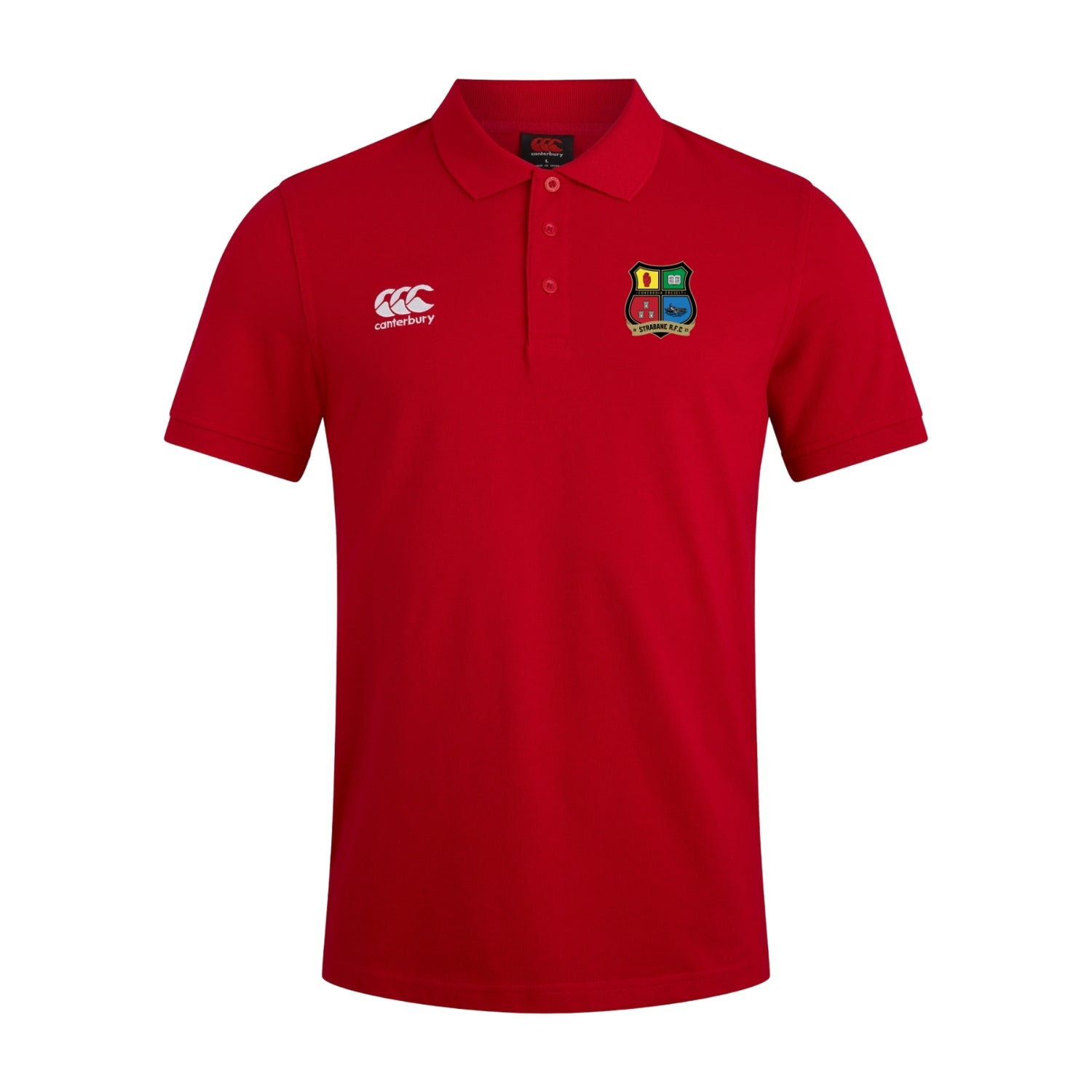 Strabane Rugby Club - Waimak Polo - Red - Canterbury - Stash Shop