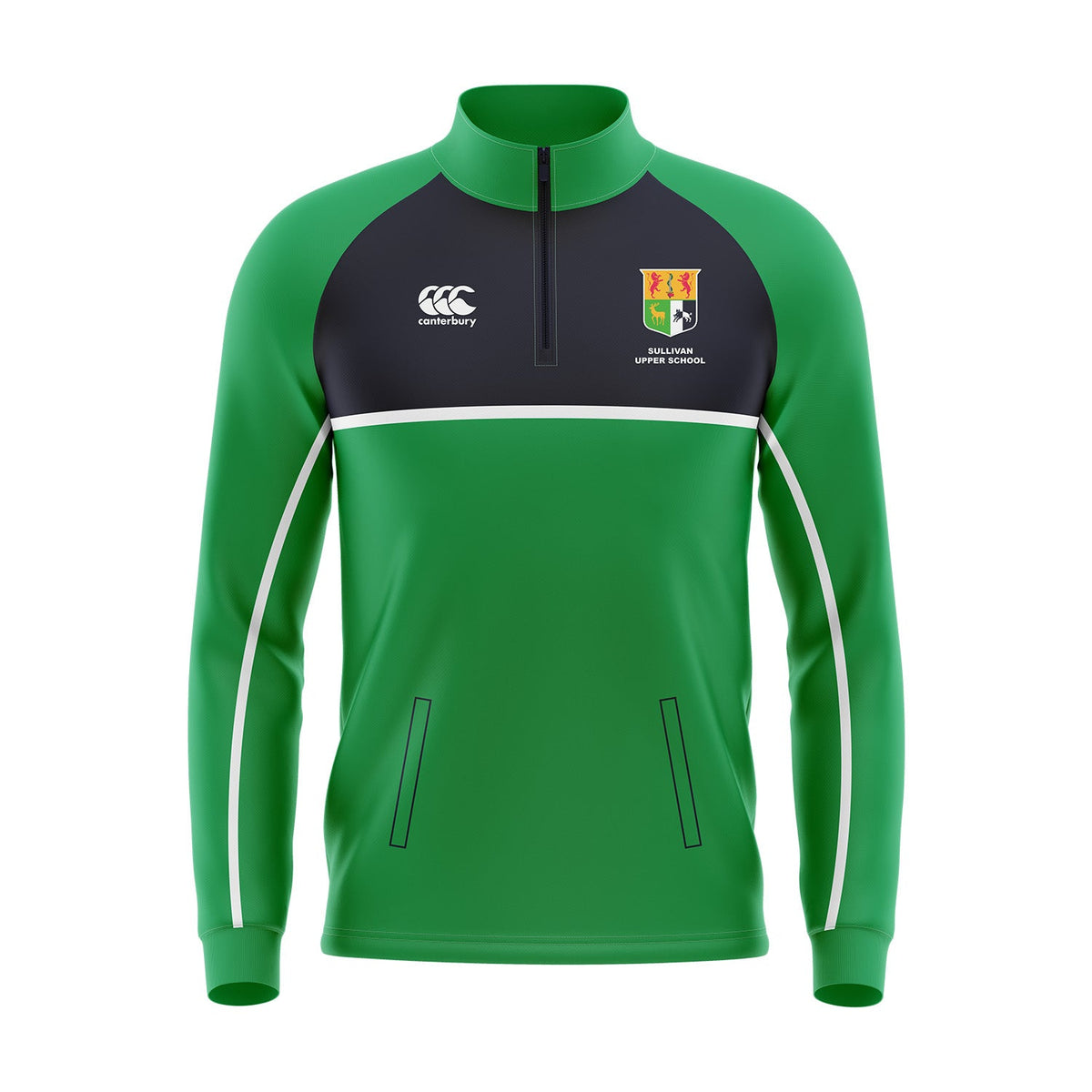 Sullivan Upper School 1/4 Zip Midlayer - Canterbury - Stash Shop