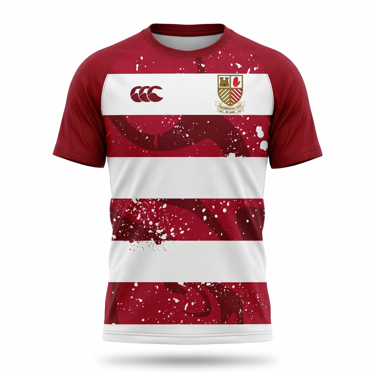 Randalstown Rugby Club - 80th Year - Eco Sub Tee (Hooped)