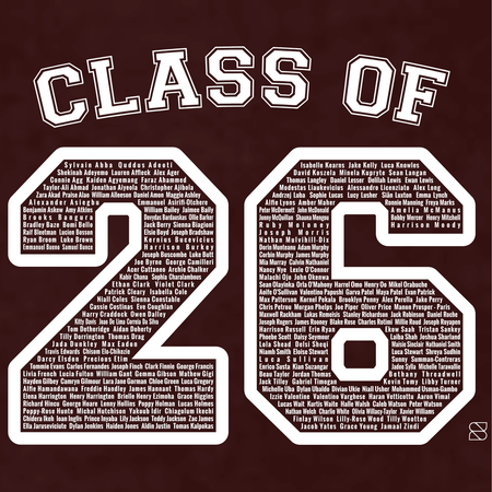 The Campion School 2026 Leavers Deluxe Hoody - Burgundy - Stash Inc. - Stash Shop
