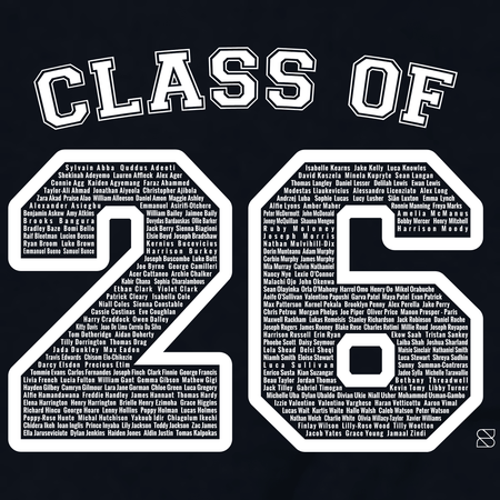 The Campion School 2026 Leavers Deluxe Hoody - True Navy - Stash Inc. - Stash Shop