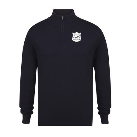 Thomond Rugby Club - 1/4 Zip Cotton Jumper - Navy - Stash Inc. - Stash Shop