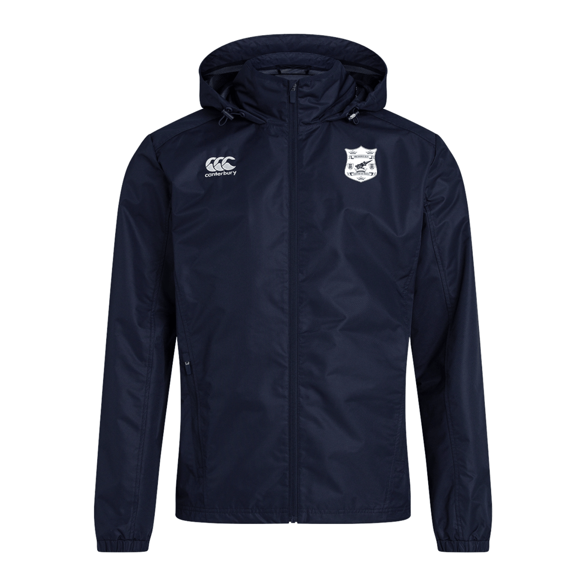 Thomond Rugby Club - Full Zip Rain Jacket - Navy – Stash Shop