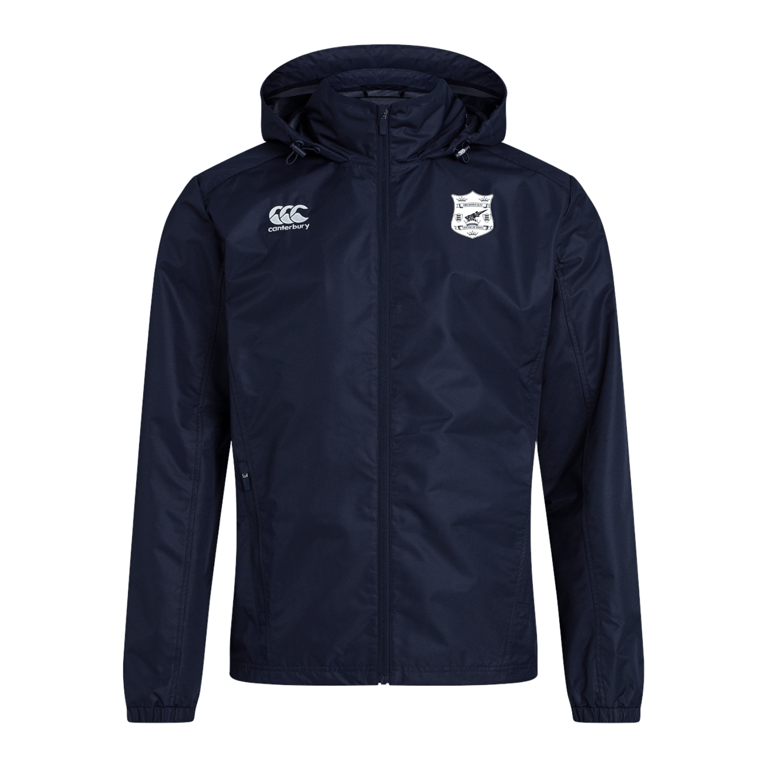 Thomond Rugby Club - Full Zip Rain Jacket - Navy - Canterbury - Stash Shop