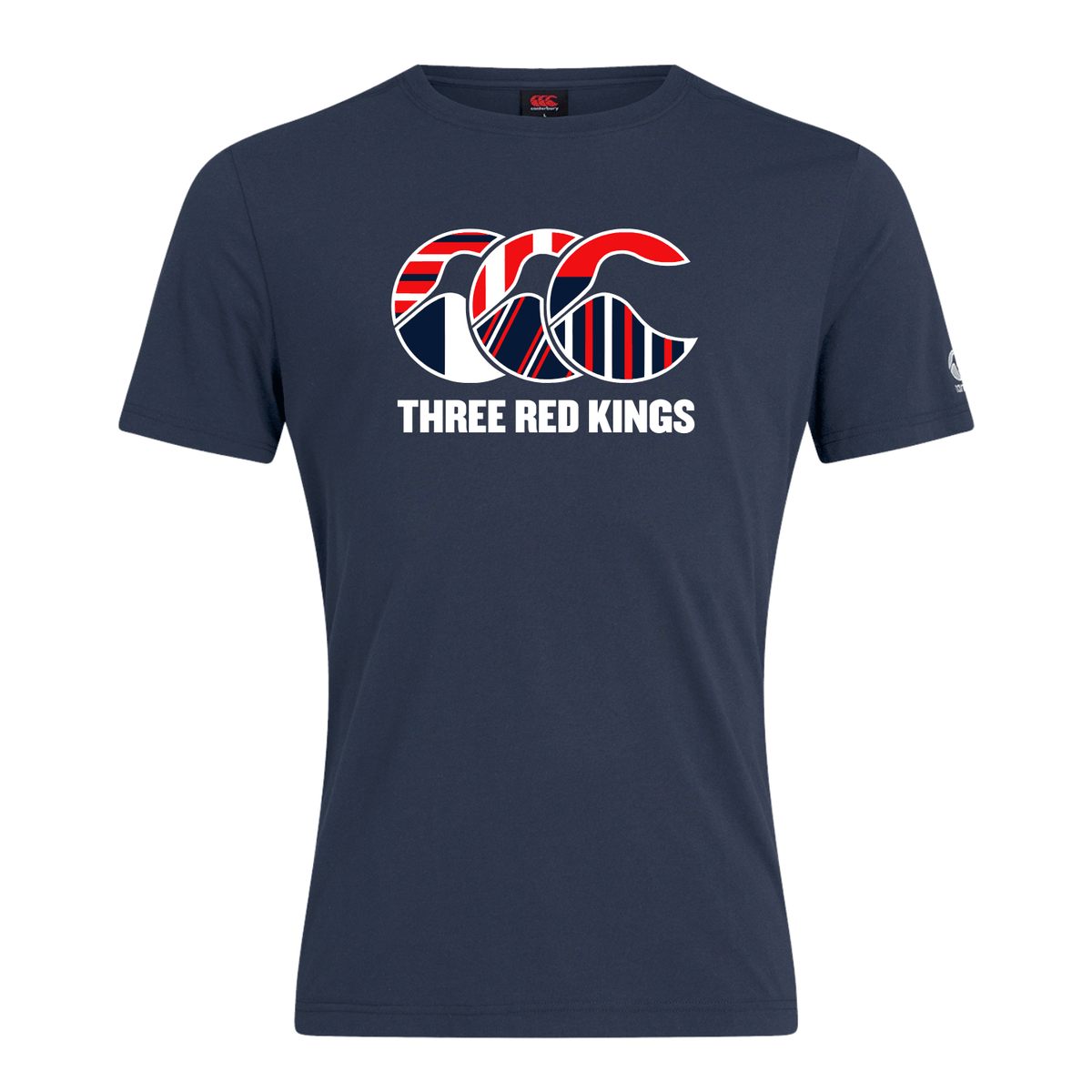 Three Red Kings Club - Plain Tee - Navy - Canterbury - Stash Shop