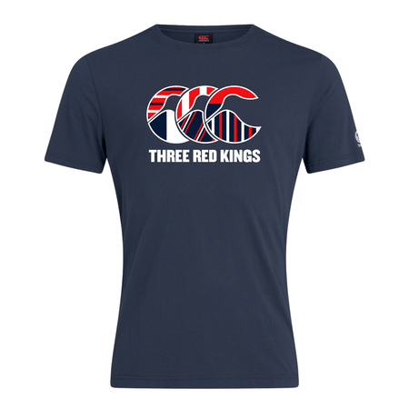 Three Red Kings Club - Plain Tee - Navy - Canterbury - Stash Shop