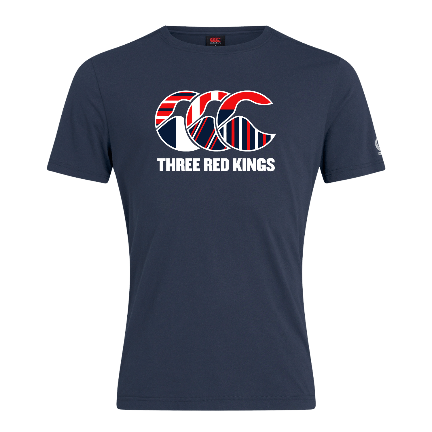 Three Red Kings Club - Plain Tee - Navy - Canterbury - Stash Shop