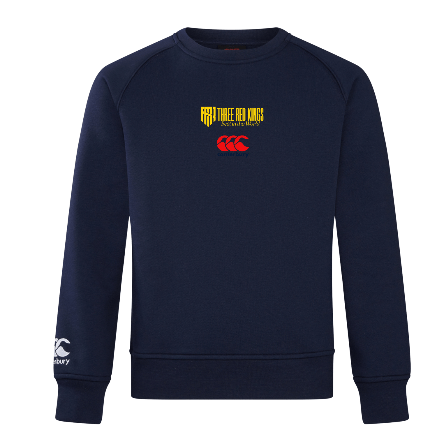Three Red Kings - Crew Sweatshirt - Navy - Canterbury - Stash Shop
