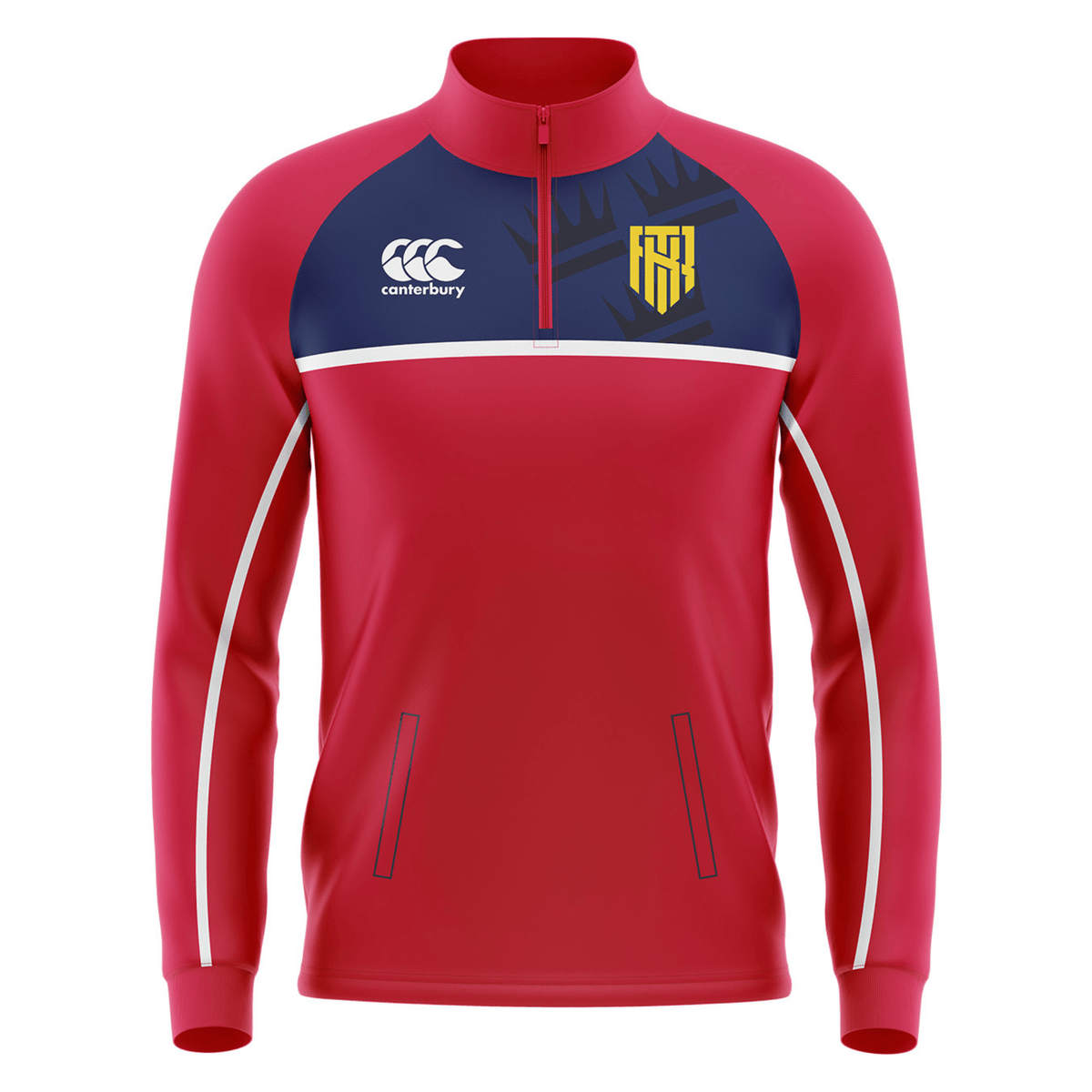 Three Red Kings - MTO 1/4 Zip - Canterbury - Stash Shop