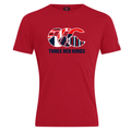 Three Red Kings - Plain Tee - Red - Canterbury - Stash Shop