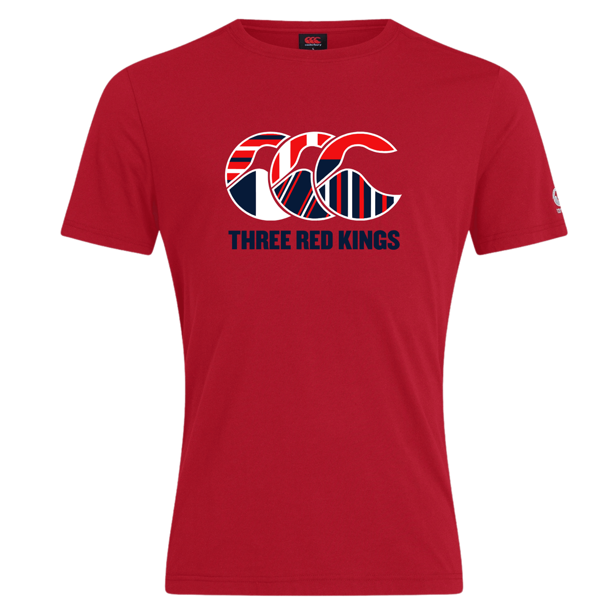 Three Red Kings - Plain Tee - Red - Canterbury - Stash Shop
