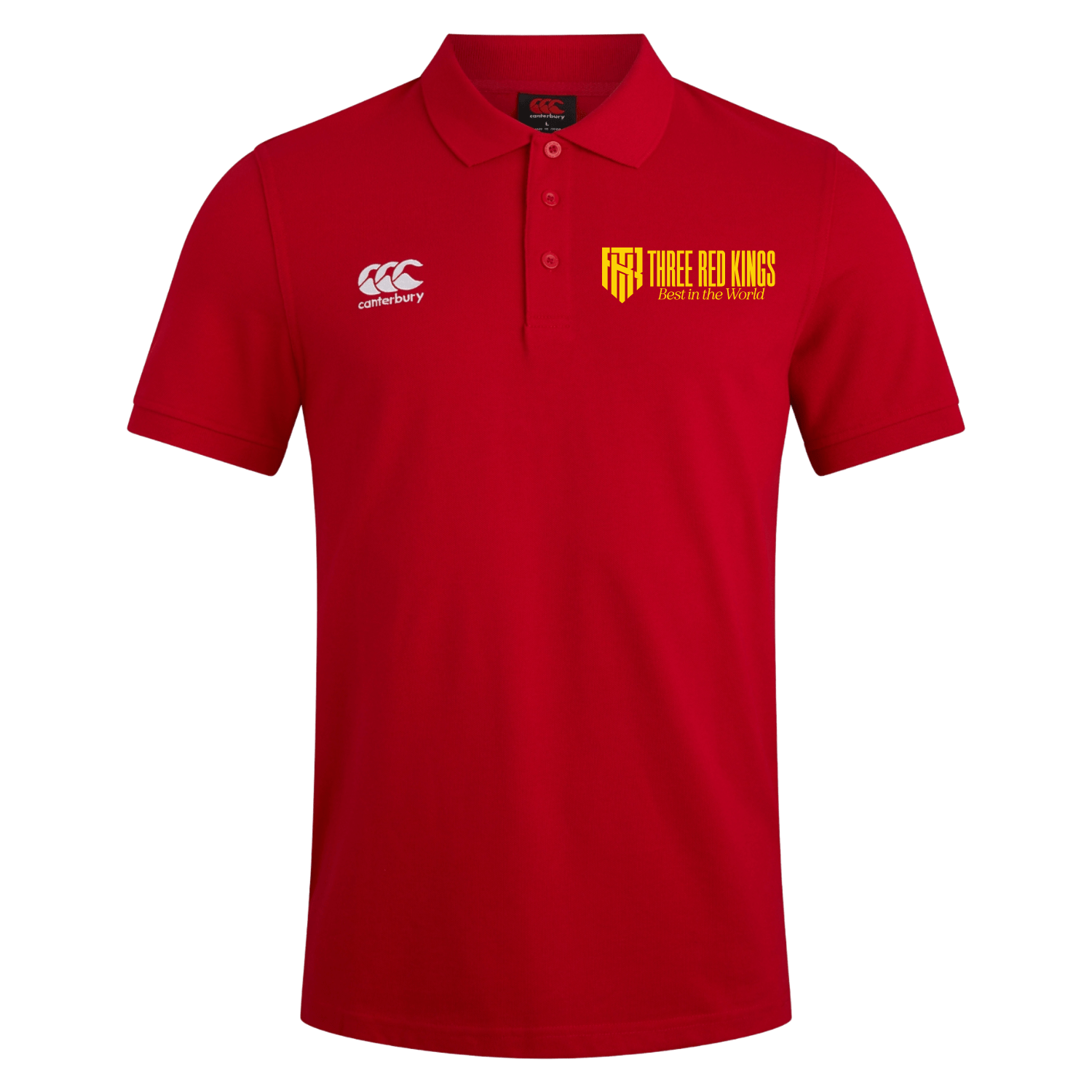 Three Red Kings - Waimak Polo - Red - Canterbury - Stash Shop