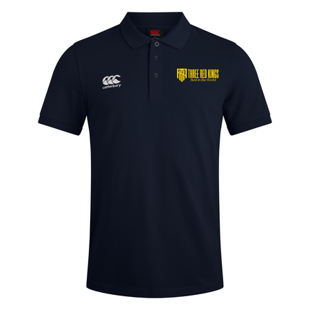 Three Red Kings - Waimak Poloshirt - Navy - Canterbury - Stash Shop