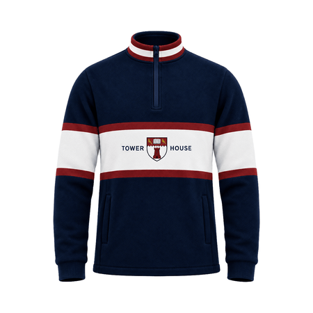 Tower House - MTO Retro 1/4 Zip Fleece -Stash Shop- Stash Shop