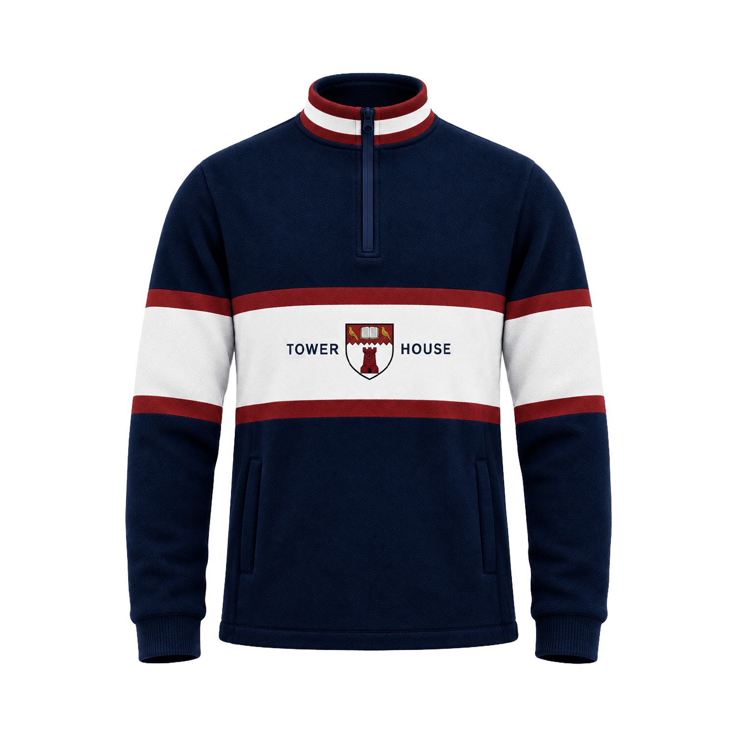 Tower House - MTO Retro 1/4 Zip Fleece -Stash Shop- Stash Shop