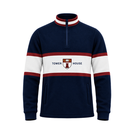 Tower House - MTO Retro 1/4 Zip Fleece
