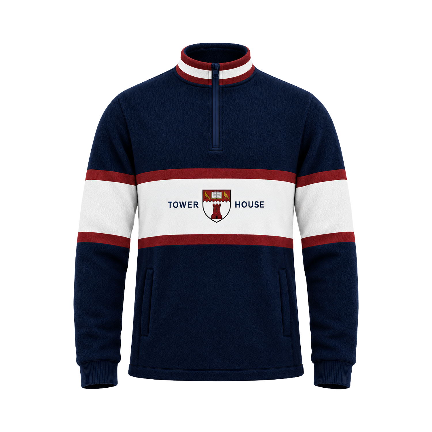 Tower House - MTO Retro 1/4 Zip Fleece