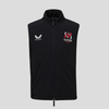 Ulster Rugby 24/25 - Padded Gilet - Caviar Black - Castore - Stash Shop