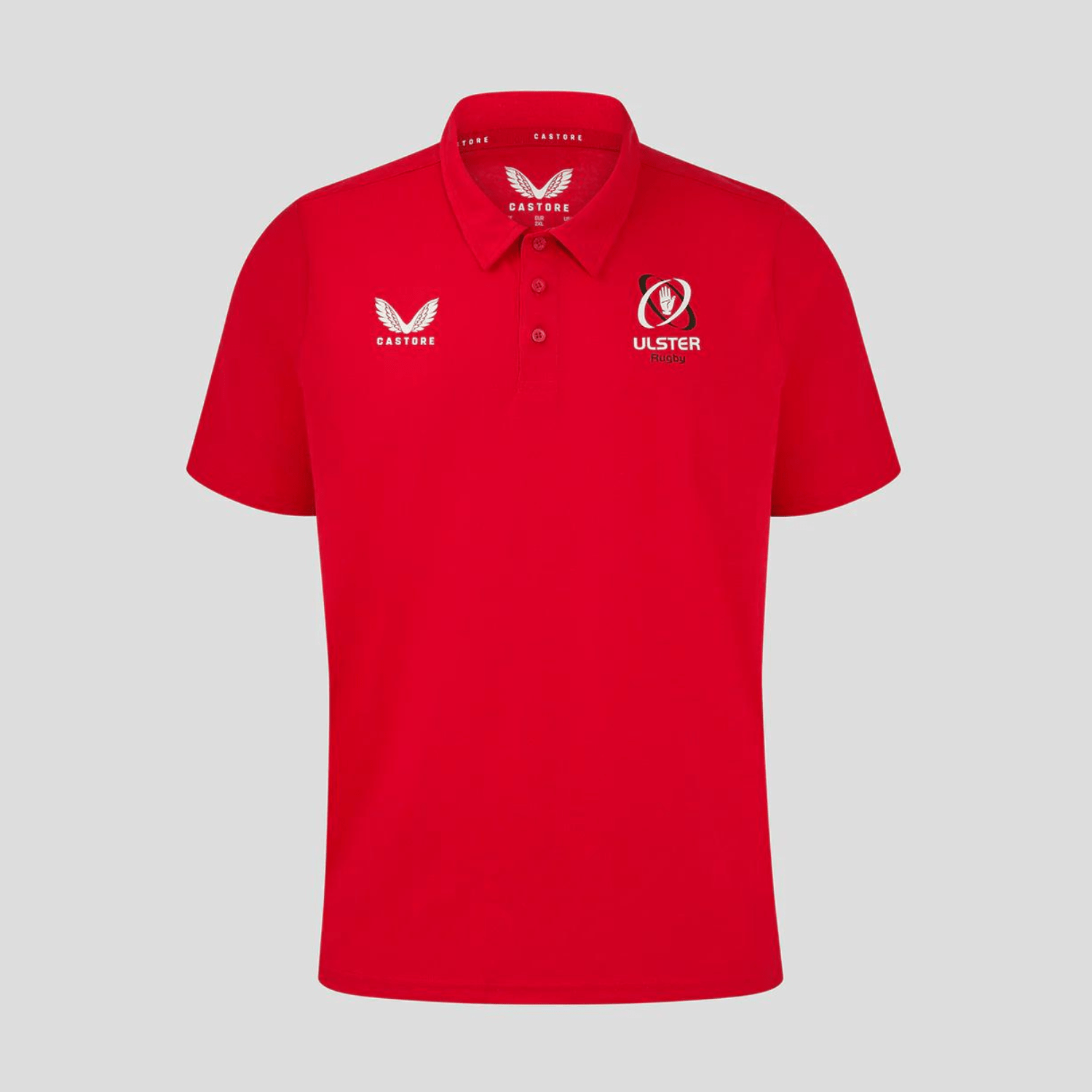 Ulster Rugby 24/25 - Polycotton Leisure Polo - Red - Castore - Stash Shop