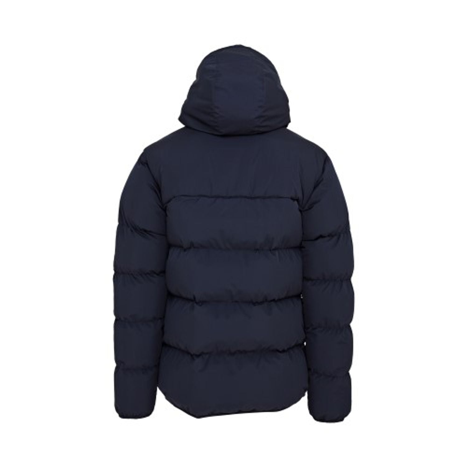 Chevron Puffer Jacket Navy - back