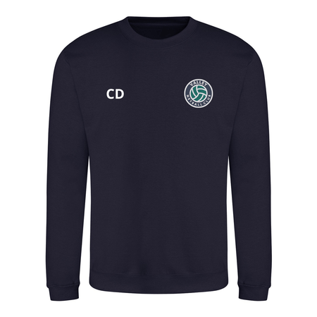 Valley Netball Club Sweatshirt - French Navy - Stash Shop - Stash Shop