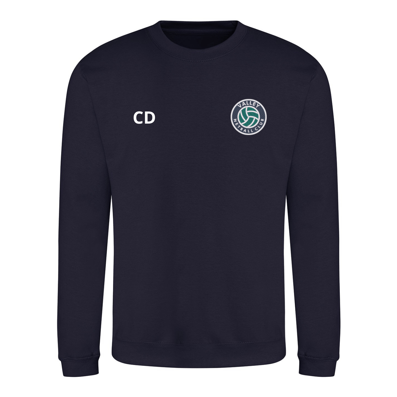 Valley Netball Club Sweatshirt - French Navy - Stash Shop - Stash Shop