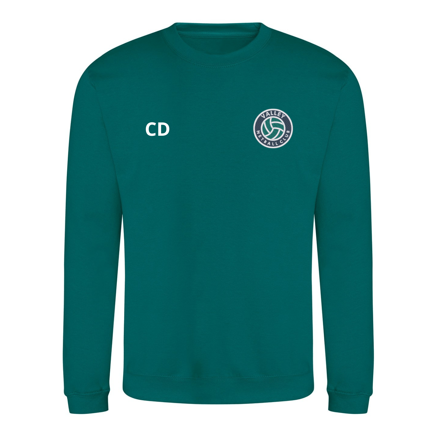 Valley Netball Club Sweatshirt - Jade - Stash Shop - Stash Shop