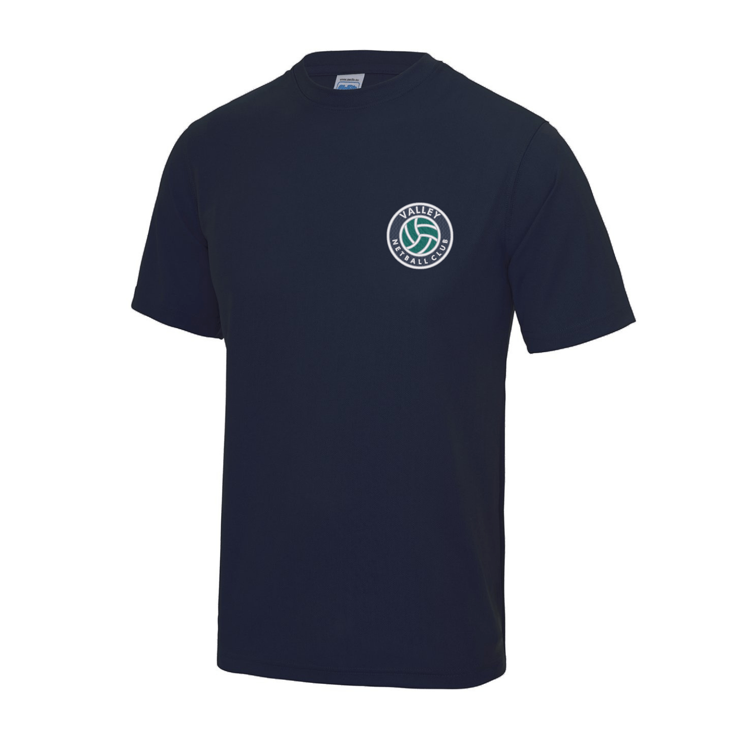 Valley Netball Club Tee - French Navy - Stash Shop - Stash Shop