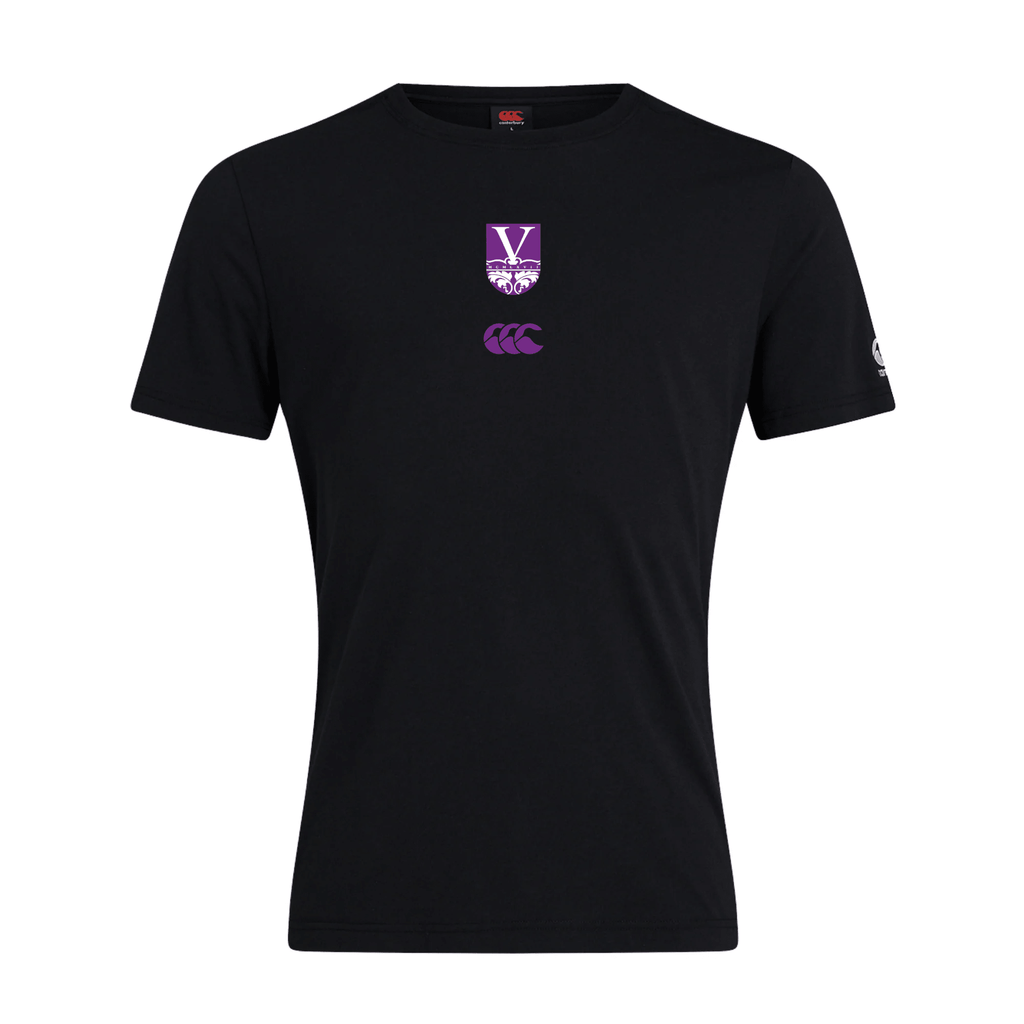 Vanbrugh College Rugby - Club Plain Tee - Black -Canterbury- Stash Shop